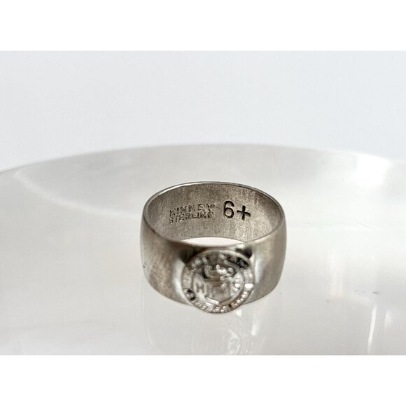 Putnman High School Graduation 925 Kinney Sterling Silver Vintage Ring - sz 6 - Picture 9 of 14